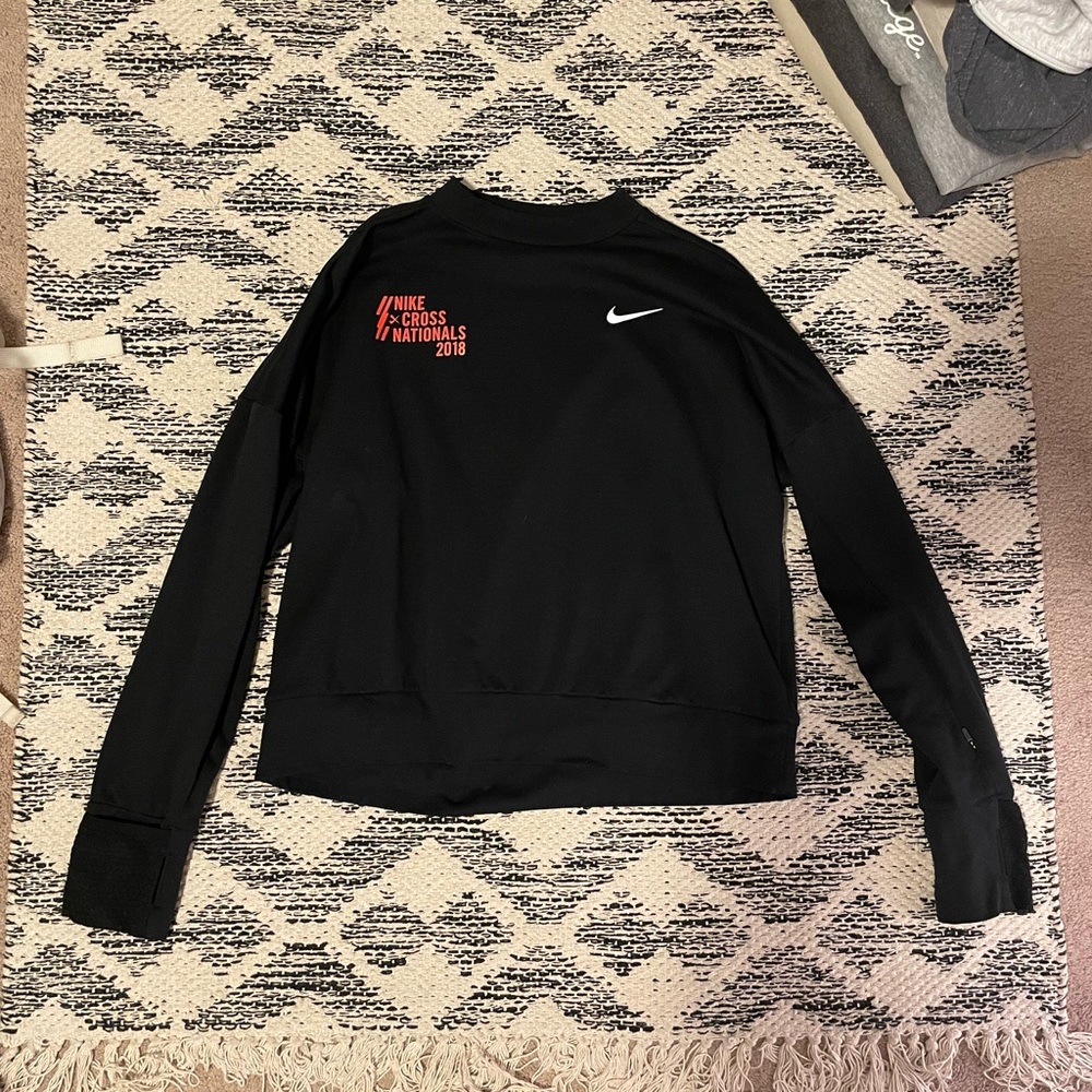 2018 Black Nike Thermal NXN (Cross Nationals) Long sleeve